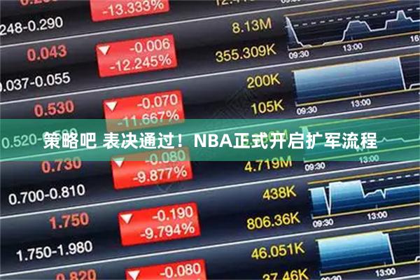 策略吧 表决通过！NBA正式开启扩军流程